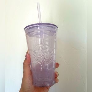 Starbucks 2023 China Summer Glass Lavender Cup